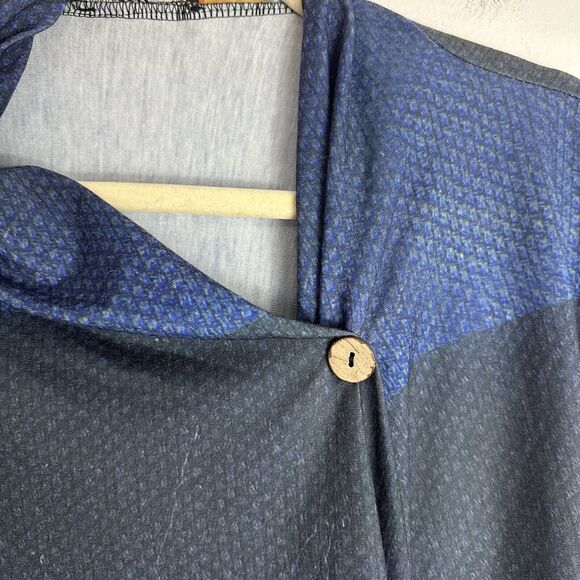 Lagenlook Cardigan Women's 3XL Multicolor Colorblock Open Front Lily Firmiana - Picture 12 of 12